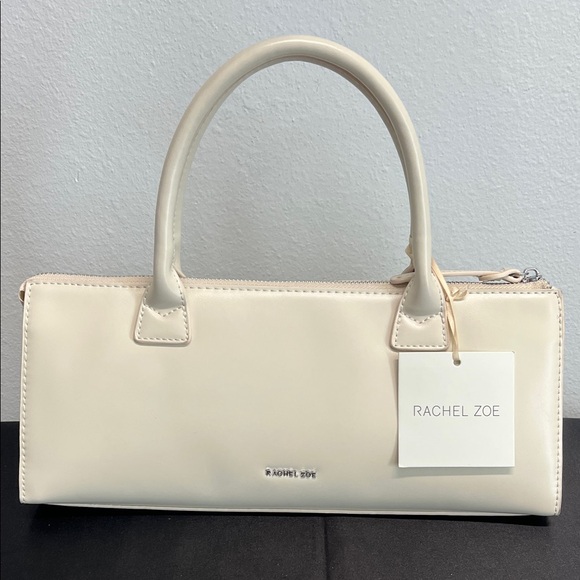 Rachel Zoe | Ivory Shoulder Bag w/ Boot Scarf - Picture 7 of 14